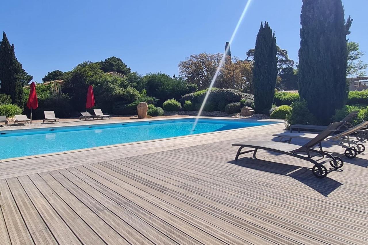 Mini villa Messicana 5 pers 500 m plage piscine Lecci Esterno foto